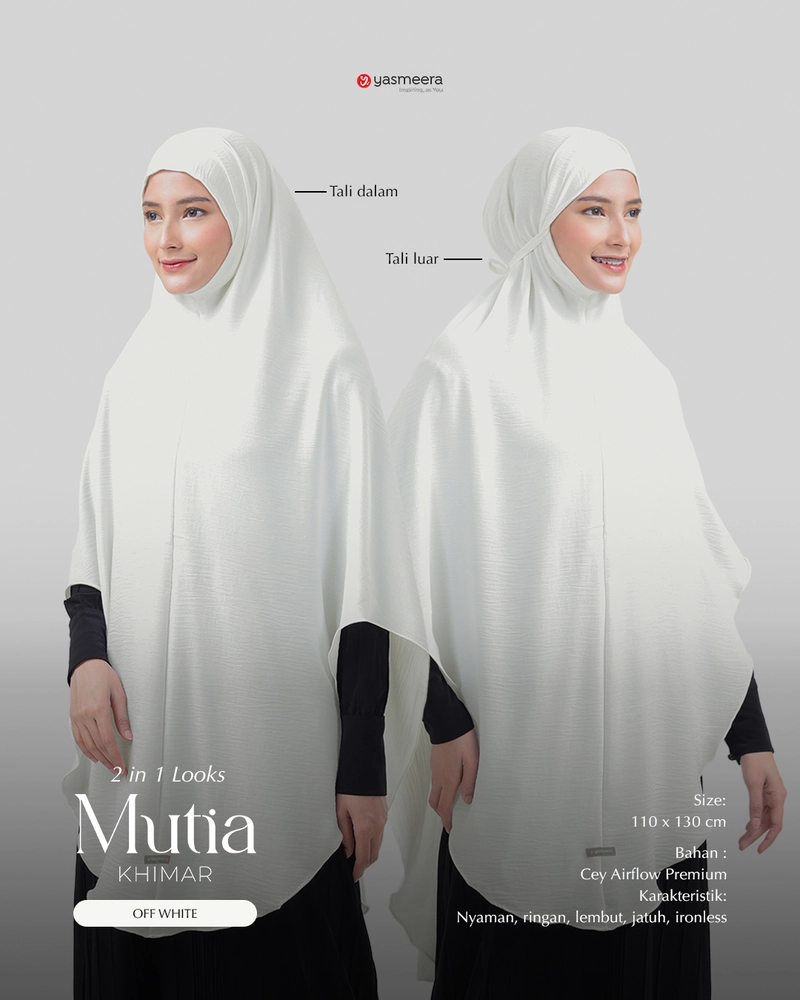 Product image KHIMAR MUTIA All Size OFF WHITE