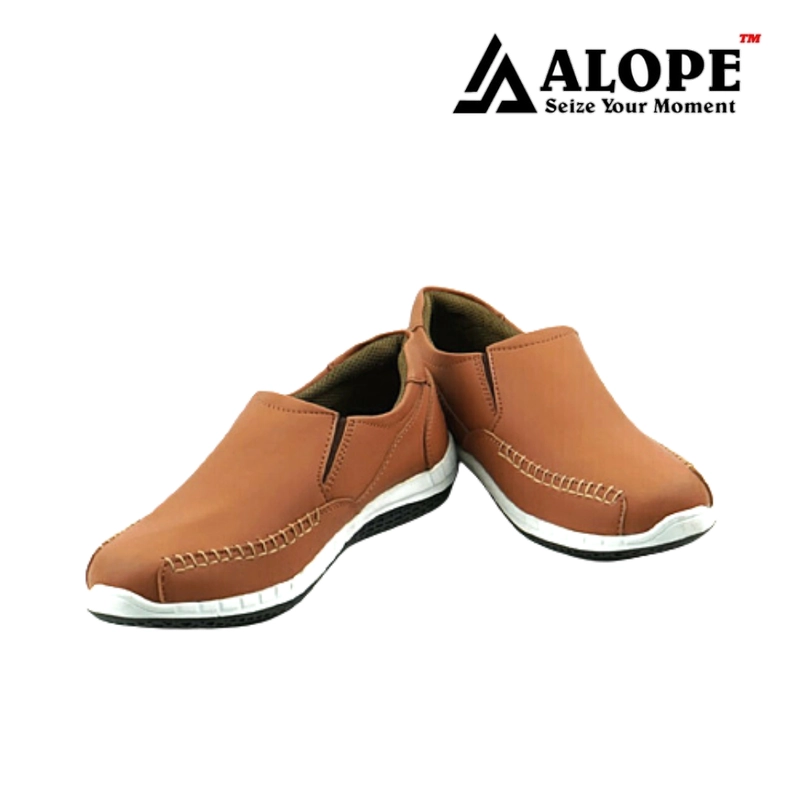 Product image Alope F 02 Sepatu Kulit slip on kasual trendy 40 Tan