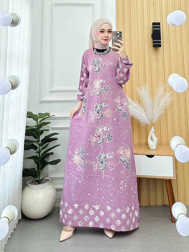 Product image Batik Ayodha - GAMIS SAMIRA ALLSIZE ALLSIZE LD 114CM Allsize A