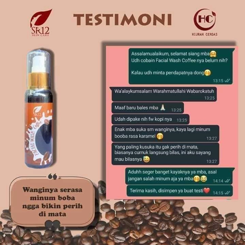 Product image SR12 Facial Wash Coffee Memudarkan Flek Hitam Dan Bekas Jerawat 100 ml Facial Wash Coffee