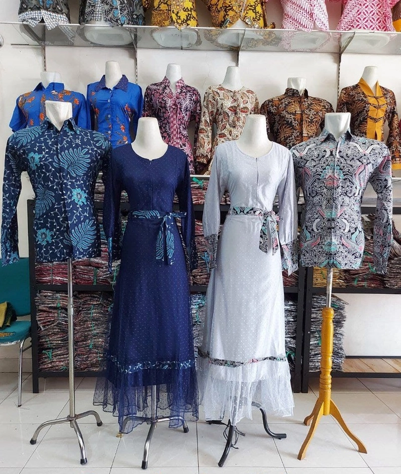 Product image Bisa Beli Pisah - Couple Tile Dotty Maxmara ORI Kualitas Import - Tiga Varian Warna Kemeja Saja Size M Navy