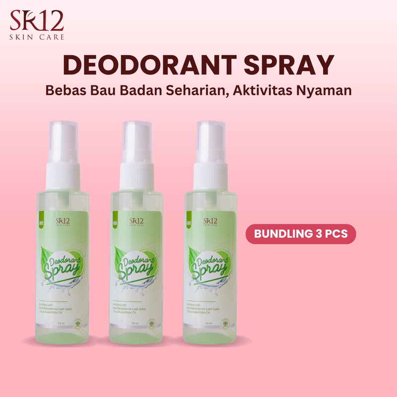 Product image SR12 Indonesia - Bundling Deodorant Spray Reguler bundling 2pcs deodorant reguler