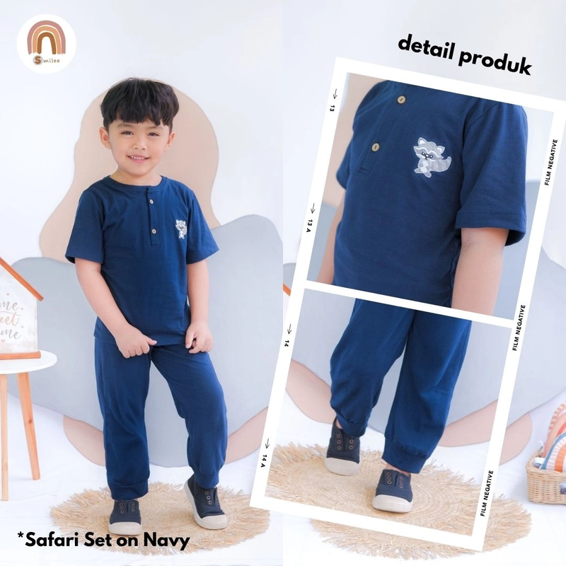 Product image Safari Setelan Anak Unisex 1 Milo