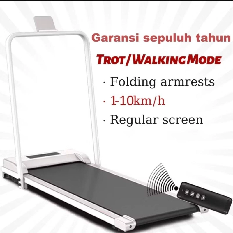 Product image Rizki Electronics - MY-HI Treadmill Portable Treadmill electric Walking Pad Running HITAM/PINK/HIJAU