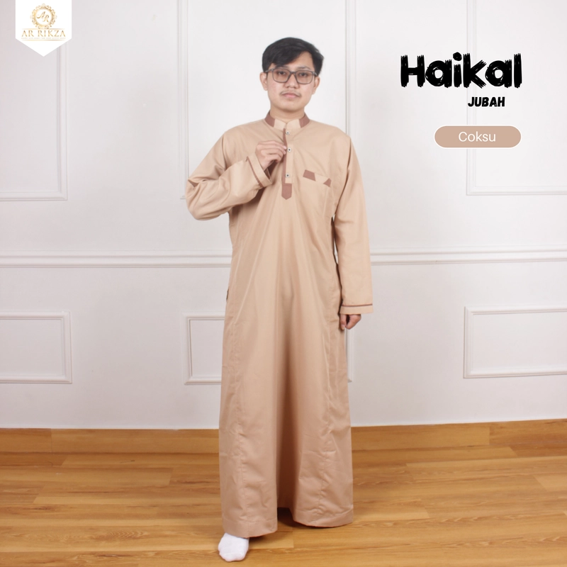 Product image Arrikza - JUBAH DEWASA LAKI LAKI HAIKAL (COKSU) XS COKSU
