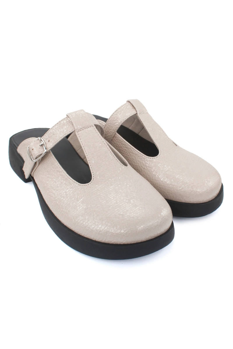 Product image Lebianca - AI 15-01 Sepatu Sendal Wanita Fashion Nyaman Kulit Sintetis 36 KHAKI