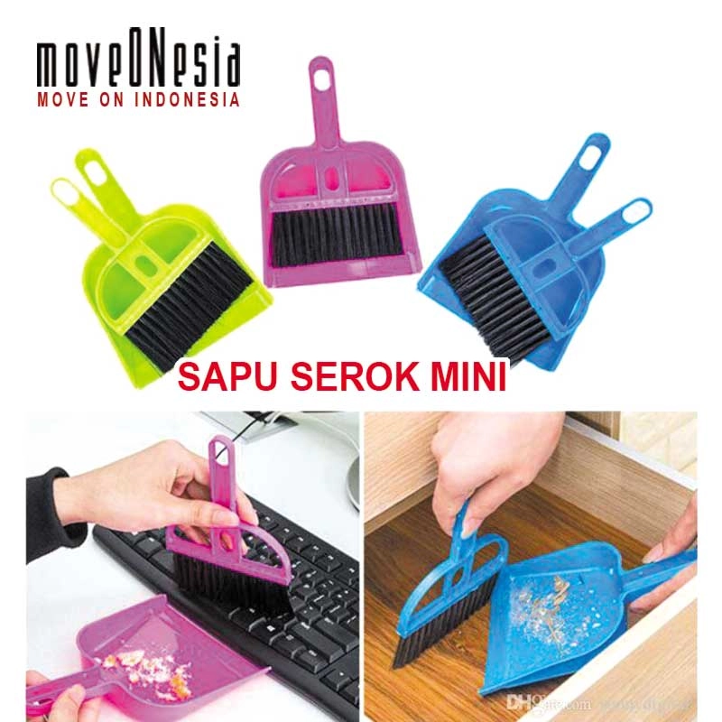 Product image Moveonesia - Sapu Serokan Mini Dustpan Set SAPU SEROK RANDOM