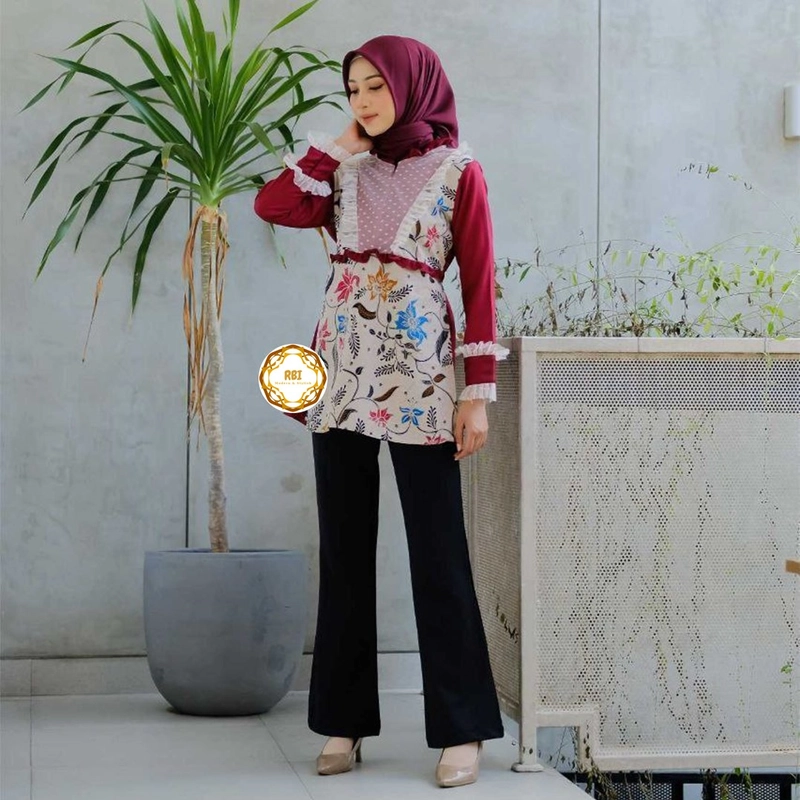 Product image Batik Blouse Kemeja Allura High Quality KEMEJA SAJA XL ALLURA C