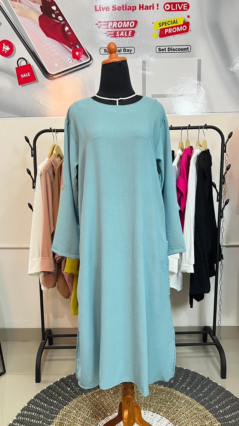Product image Sseolshop - Tunik wanita - Haruka atasan wanita kekinian / baju atasan wanita terbaru M Mint