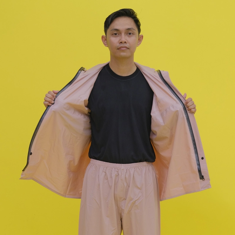 Product image Coverain - Raincoat - Jas Hujan Raincoat Setelan List Premium Coverain Jumbo Dusty