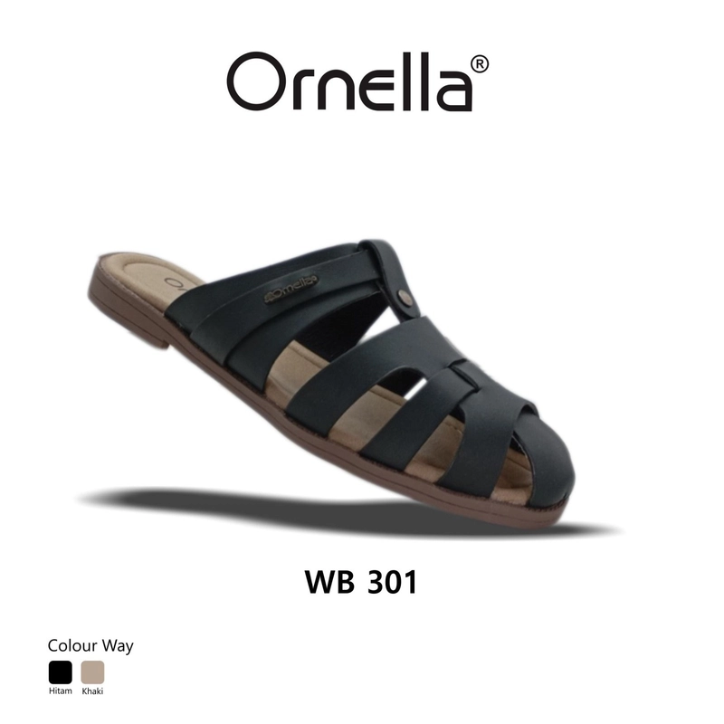Product image Odillon - Ornella - WB 301 / Sandal Bustong Wanita Casual 36 BLACK