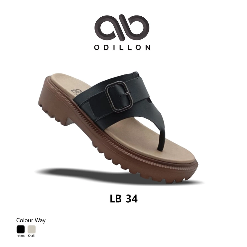 Product image Odillon - Odillon - LB 34 / Sandal Jepit Wanita Casual 36 BLACK