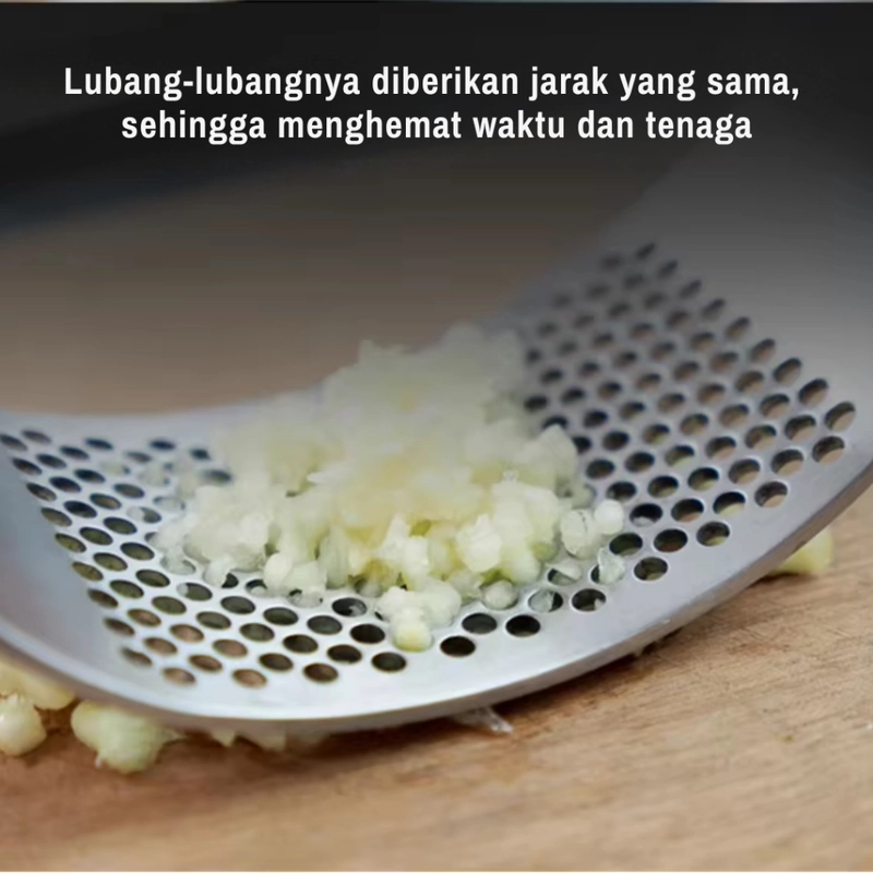 Product image KAMJE Alat Penghancur Pemotong Parutan Penggerus Bawang Putih Stainless Steel KMJ007 KMJ007 KMJ007