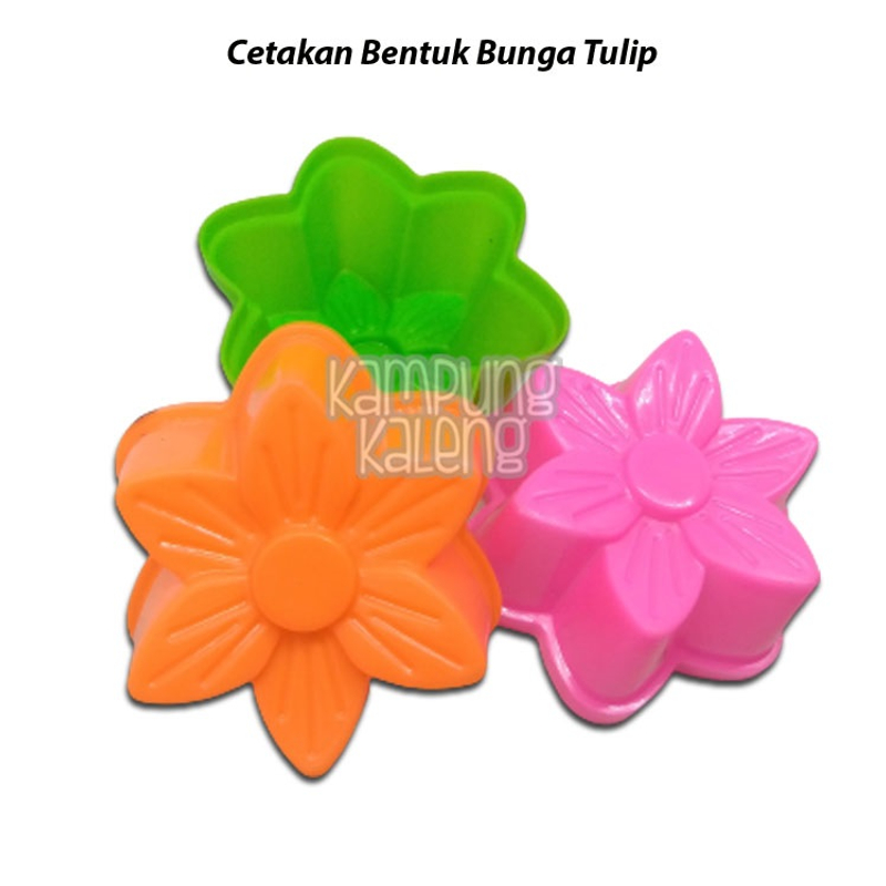 Product image Kampung Kaleng - Cetakan Mawar/ Tulip/ Jasmine/ Love/ Bintang/ Putu Ayu - 1 Lusin Mawar Multicolor