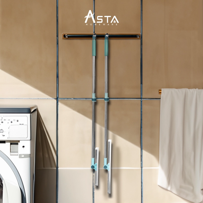 Product image Asta Serokan Air Karet Pembersih Lantai Jendela Serbaguna Gagang Panjang 117 cm Size 30 cm