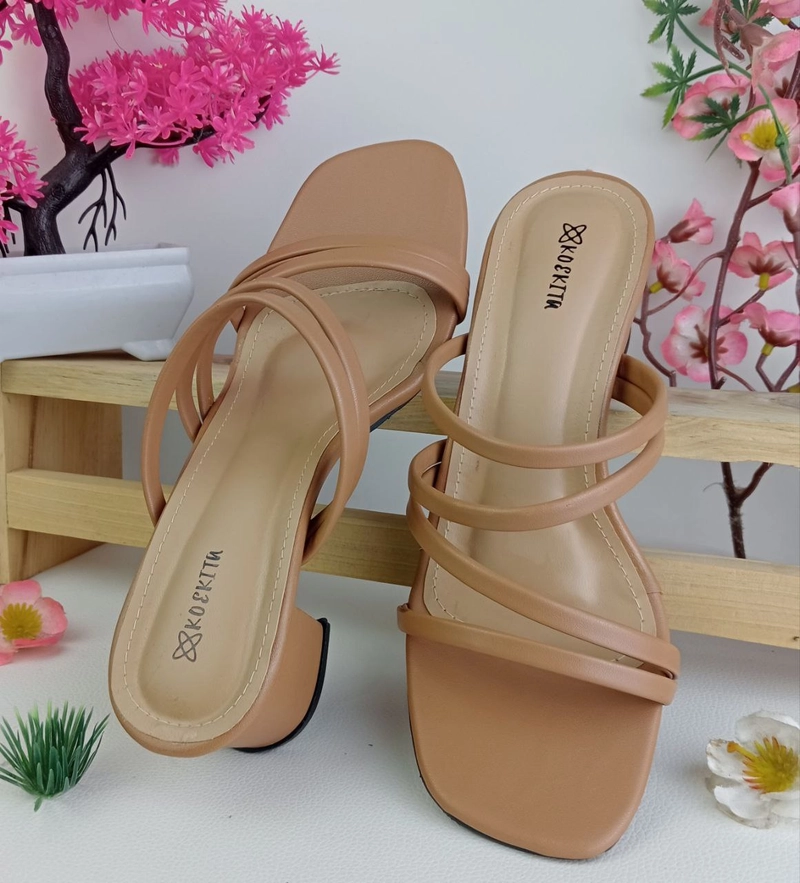 Product image Koekita - Sandal Selop Hels Wanita 5 cm Keyla-01 Moca 36 Moca