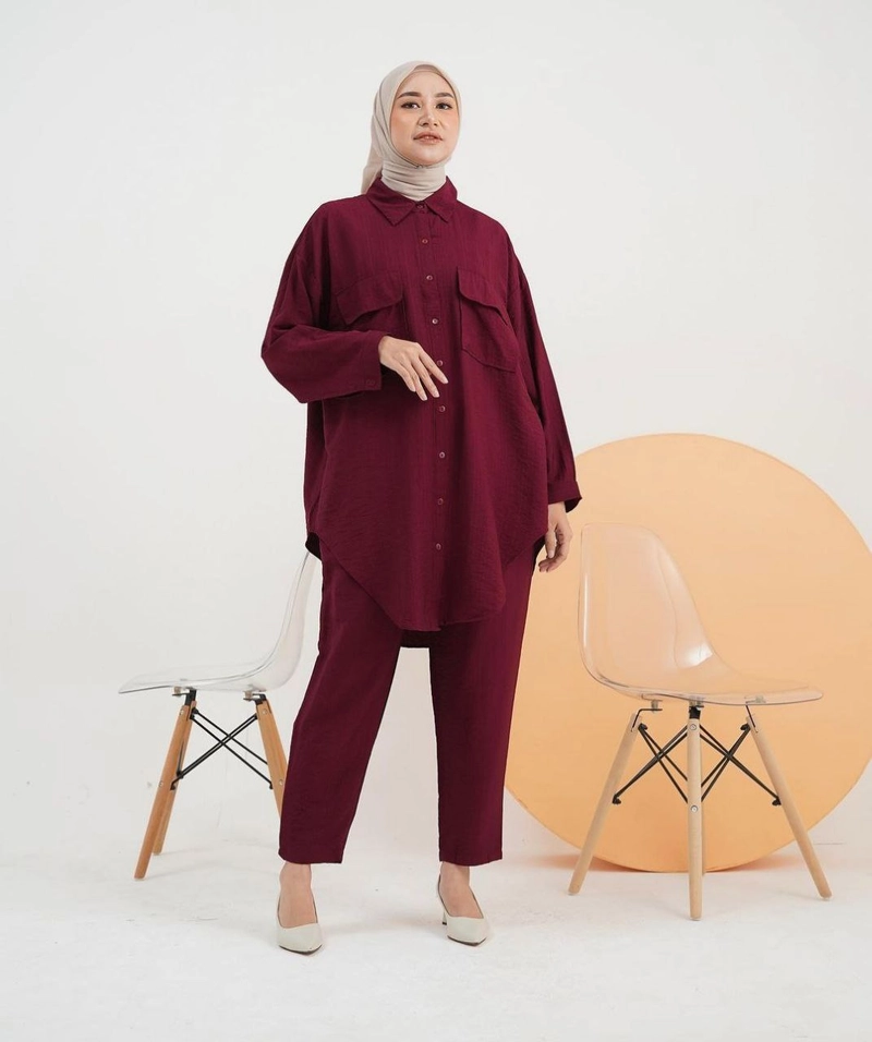 Product image Khisna collection - Setelan oneset viral wanita YUMNA Allsize Yumna5