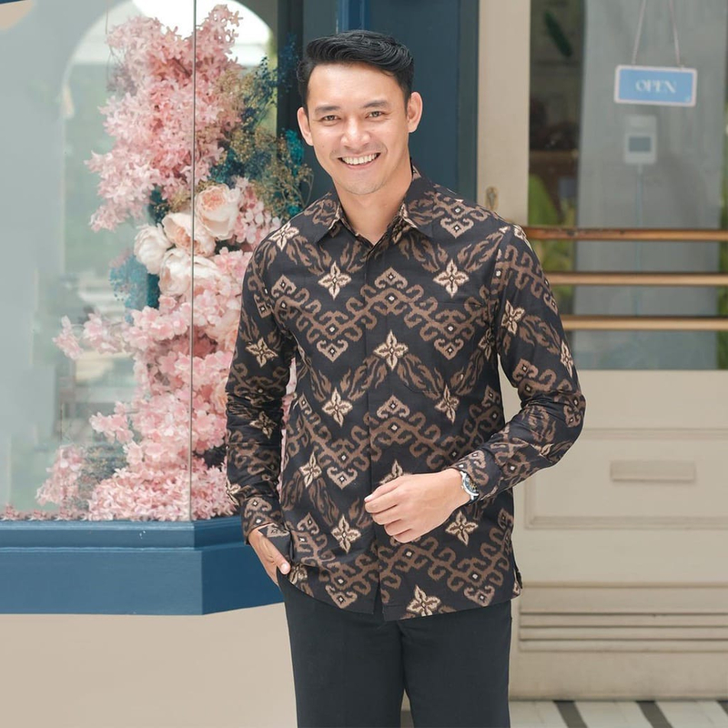 Product image COLLECTION SARJANA - Batik Couple Kebaya Modern Original brokat - Kebaya Wisuda Couple Ziva ROK+ SELENDANG ROSE