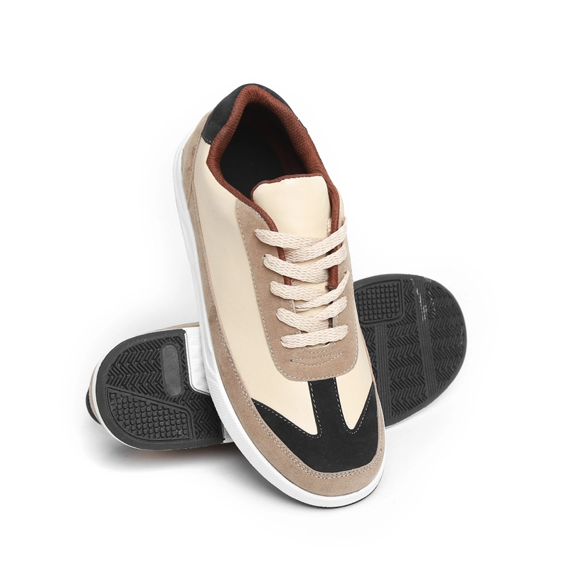 Product image TERRAFORMA - Sepatu Sneakers Pria Casual Skate Street Style Low Original TA003 41 CREAM