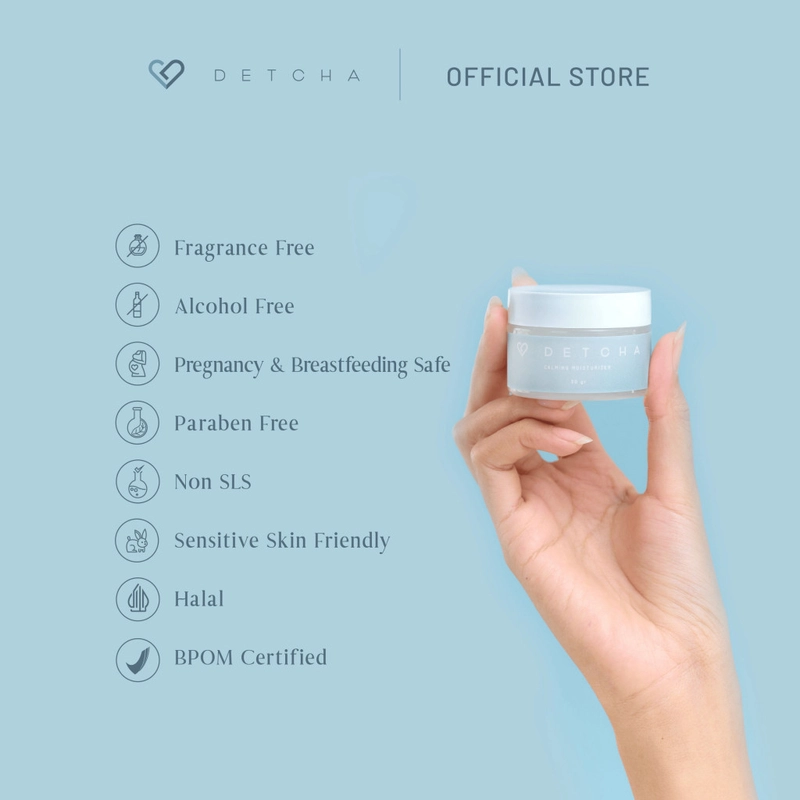 Product image DETCHA - DETCHA Calming Moisturizer 30gr 30gr Jernih