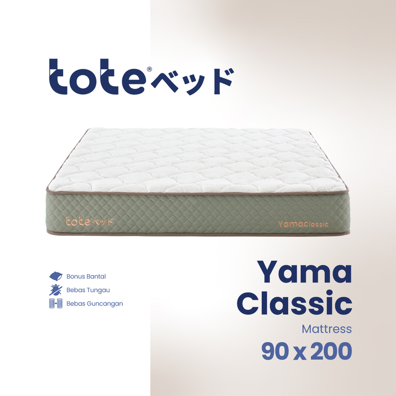 Product image Tote Yama Classic - Kasur Pocket Spring Bed Vacuum Dalam Box 90x200 Super Single
