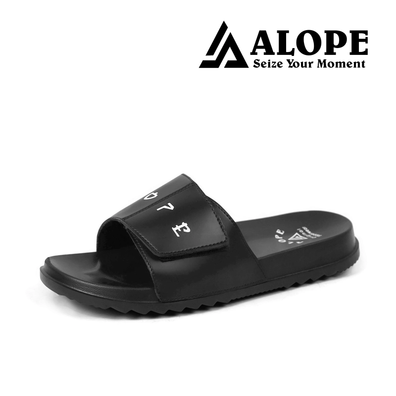 Product image ALOPE OFFICIAL - ALOPE - BUY 1 GET 1 SANDAL SELOP HARVY SANDAL UNISEX KEKINIAN 39 HITAM