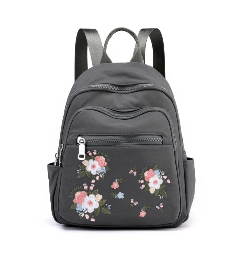 Product image Alcaff- Tas Ransel Bordir Rose 27x33x11 Hitam