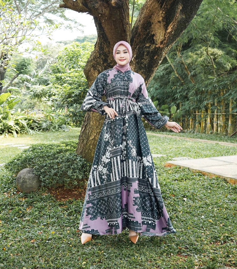 Product image Khisna collection - Gamis model terbaru wanita dior silk laudya bahan halus jahitan rapi kekinian Allsize L1