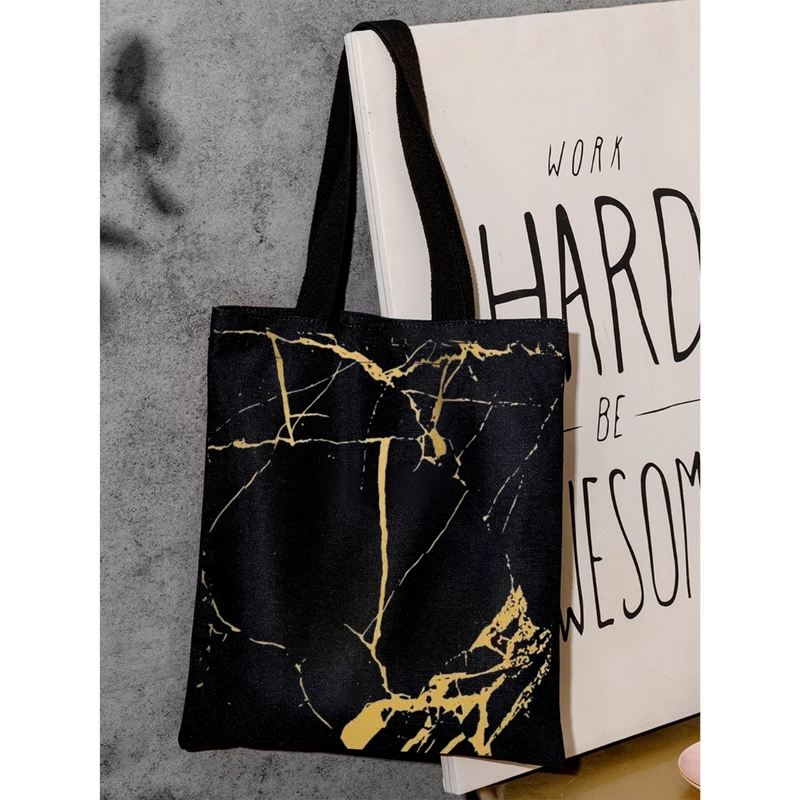 Product image KAHASIL - Tas Totebag Wanita Tote Bag Jinjing Shoulder Bag Polyester KHTB34 all variant Gold