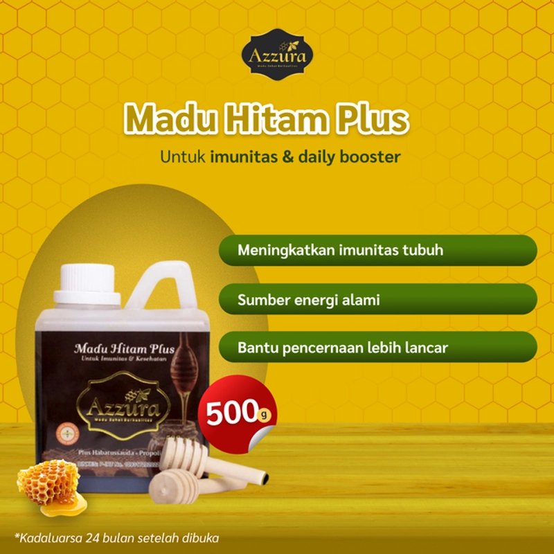 Product image Madu Azzura - Madu Hitam Plus 450 gr