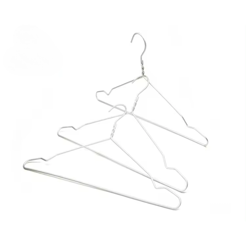 Product image KAHASIL - Hanger Baju Besi Stainless Steel (Isi 10pcs) Gantungan Baju Jemuran Pakaian Serbaguna KMJ056 SILVER