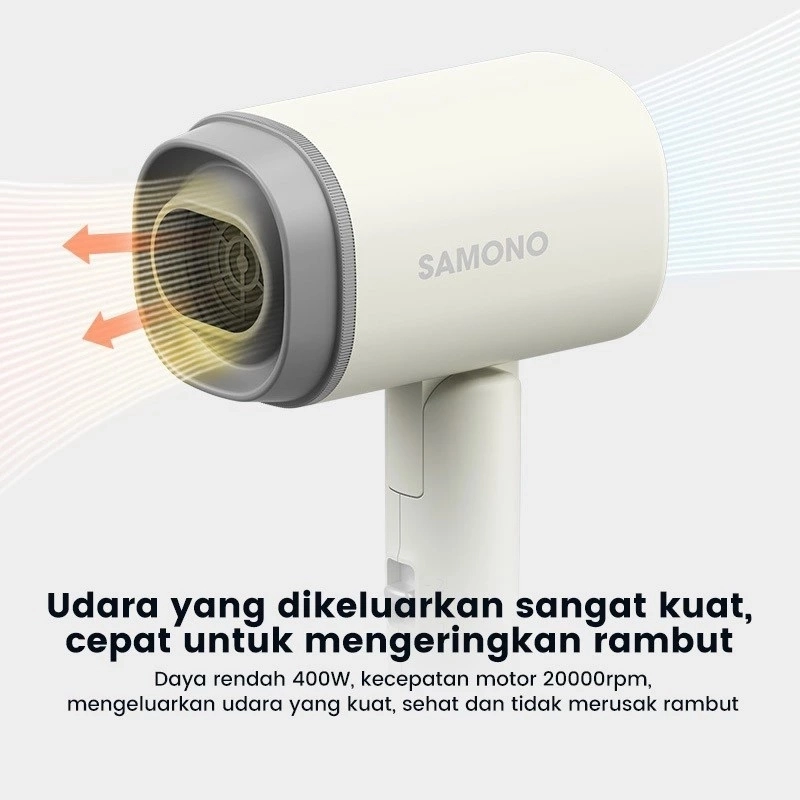 Product image UTAMAMEGA - SAMONO Hair Dryer Pengering Rambut SW-HD30 400 Watt Cepat Kering Rambut Warna Random