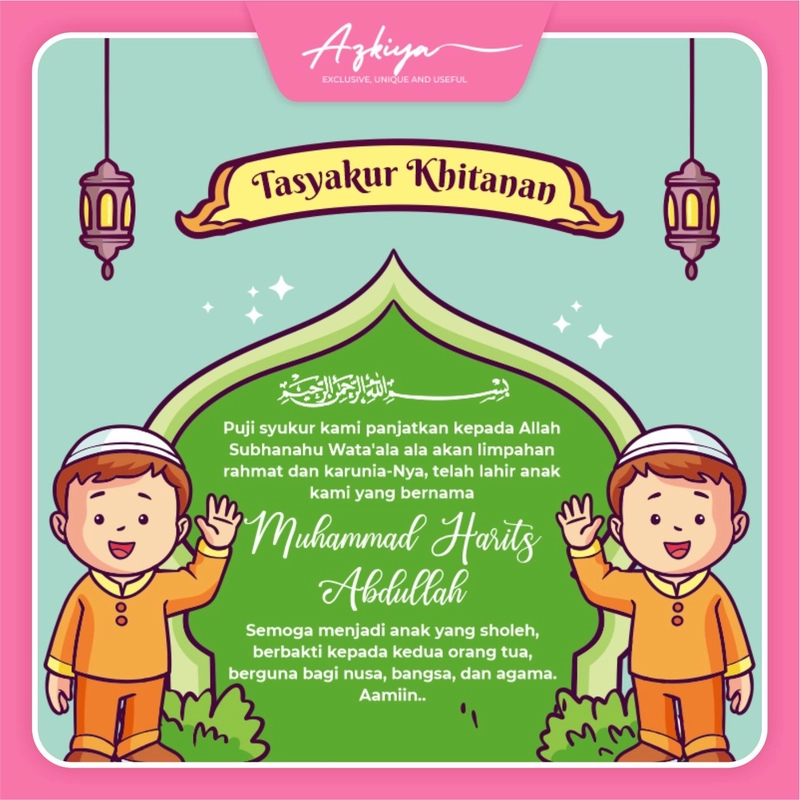 Product image Alifa - HAMPERS EKSKLUSIF PAKET 7 M:155g R7Tasyakuran Khitan
