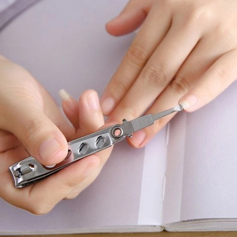 Product image Gunting Kuku Stainles Nail Clippers Cleaning Care 25 gr Motif random