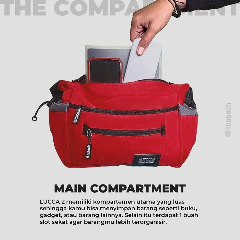 Product image Thobach official - THOBACH Sling Bag / Camera Bag LUCCA 2 All size Red