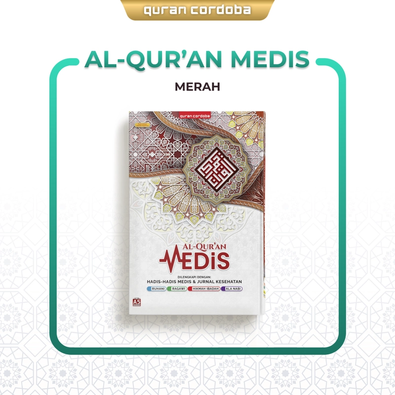 Product image Cordoba - Cordoba Al Quran Medis A4 Besar - Al Quran Terjemah Lengkap dengan Hadis Medis dan Jurnal Kesehatan A4 Random