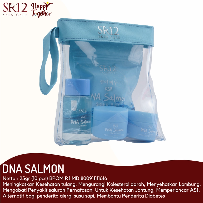 Product image SR12 DNA Salmon Paket Perawatan Wajah Cerah Lembab Sehat 1 Paket DNA Salmon