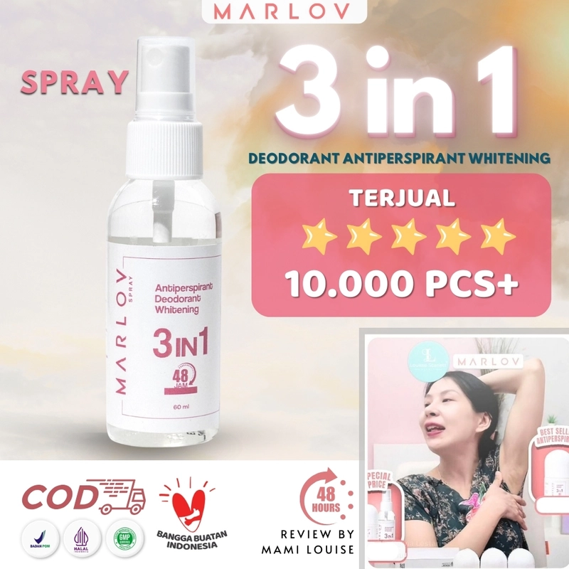 Product image MARLOV - Deodorant Spray 60ml 60ml putih