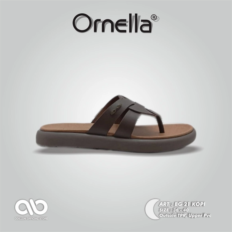 Product image Odillon - Ornella BG 21 / Sandal Jepit Wanita Casual 36 COFFEE