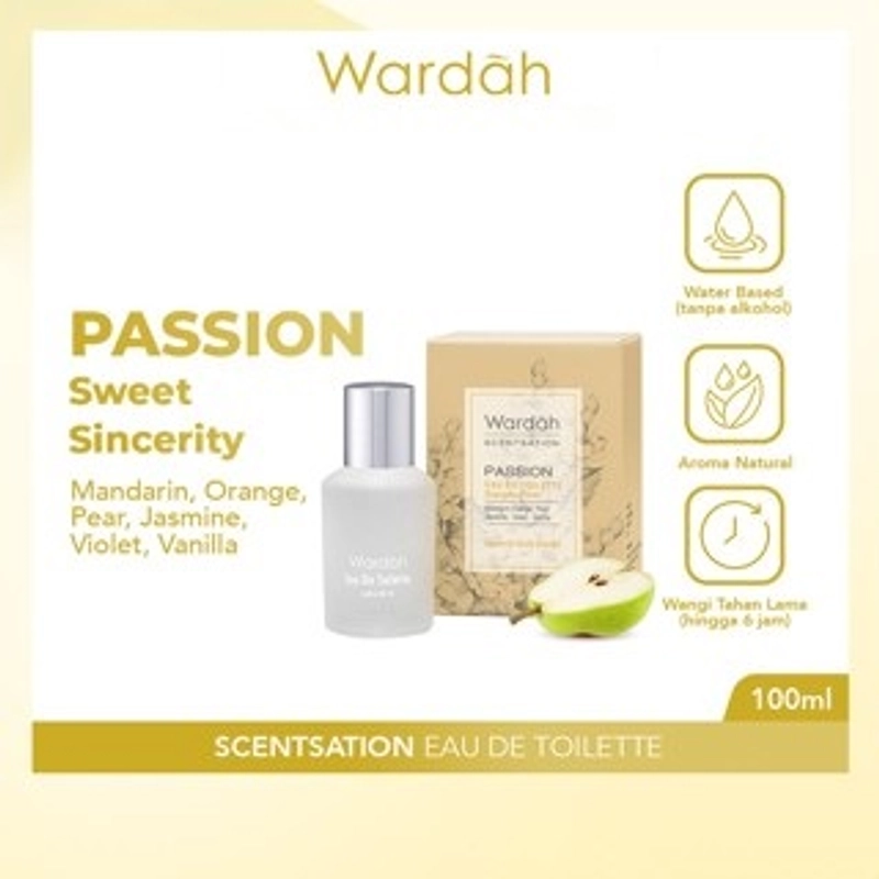 Product image SUPLAI SHOP - Parfum EDT Wanita Wardah Scentsation Eau De Toilette Passion Isi 35 ml