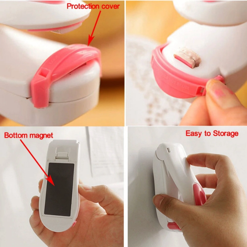 Product image KAHASIL - Alat Pres Perekat Kemasan Plastik Snack Makanan Elektrik Hand Mini Sealer Portable KMJ180 UNGU
