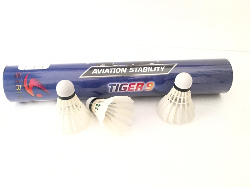 Product image Girik - Shuttlecock GIRIK Original TIGER 9 Speed 78 - 12 pcs in 1 Tube Speed 78 Putih