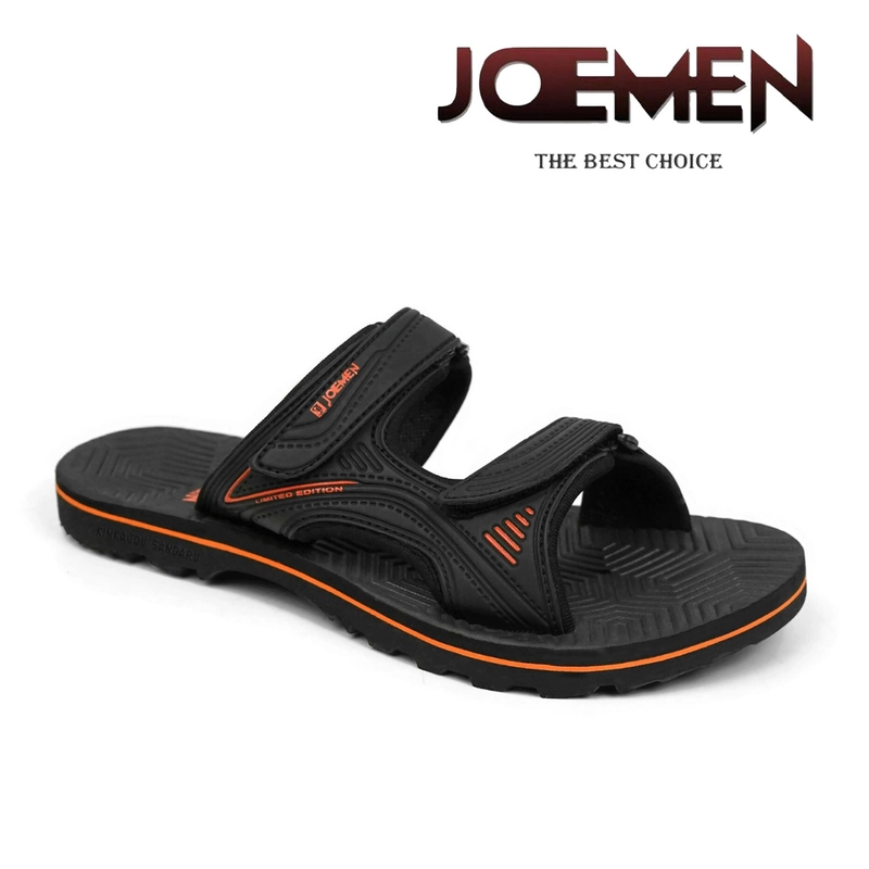 Product image Joemen Official - Joemen Sandal Pria Adventure S 29 NEW Original Brand Lokal Ringan Kuat Anti Slip Tidak Licin Sa 39 Hitam Orange