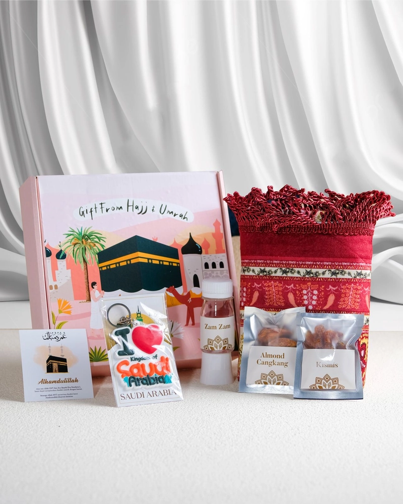 Product image Aliya - Paket Arafah Box Ekslusif Hampers Sajadah Oleh Oleh Haji Umroh Jenis Paket Arafah 3