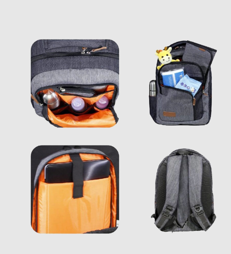 Product image SNOBBY BABY - SBP2614 TAS RANSEL PRIA ARRON BACKPACK Tas besar Abu Gelap