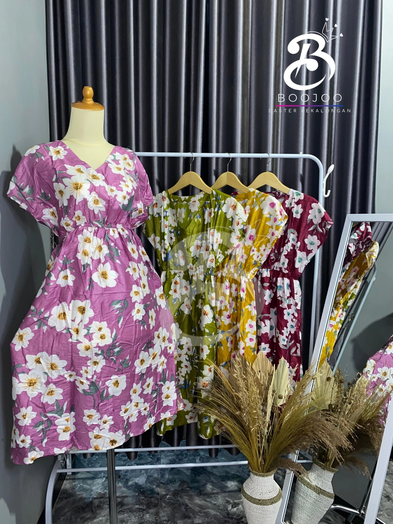 Product image BOOJOO DASTER PEKALONGAN - Boojoo-BUY 1 GET 1 DASTER MANOHARA BAHAN RAYON MOTIF RANDOM All Size<70kg Random Warna