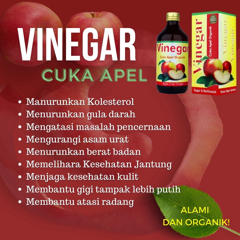 Product image ANNISA HERBAL - CUKA APEL VINEGAR 330ml asam apel