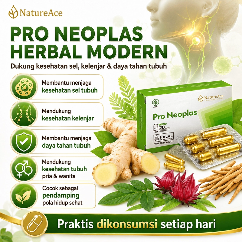 Product image Nature Ace - Pro Neoplas untuk Kanker & Benjolan 20 Kapsul