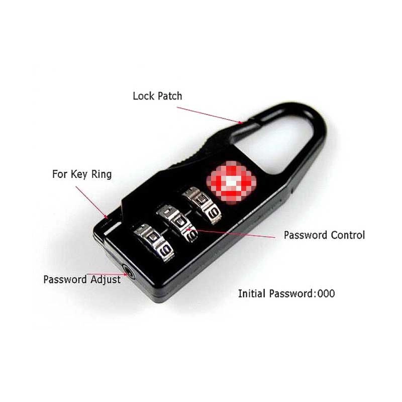 Product image Moveonesia - Gembok Angka Koper Dan Tas Gembok Angka RANDOM