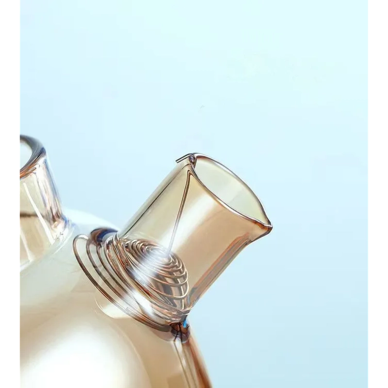 Product image RUMAH RAYA - (PO) Teko Kaca Teh Kopi Pitcher Glass - TK13 1000 ml Golden